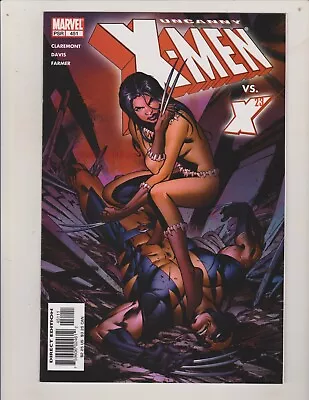 Buy Uncanny X-men #451 Marvel 2004 1st X-23 Laura Kinney Joins Davis & Claremont Key • 11.82£