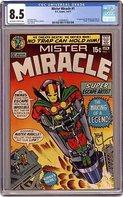 Buy Mister Miracle #1 CGC 8.5 1971 4140848004 1st App. Mr. Miracle • 240.46£