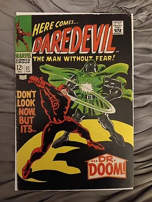 Buy Daredevil #37 FN- 5.5 1968 Doctor Doom Silver Age Marvel • 55.40£