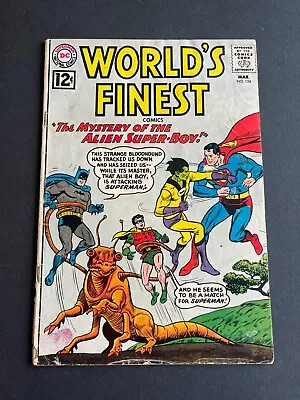 Buy World's Finest #124 - The Mystery Of The Alien Super-Boy (DC, 1962) G/VG • 9.44£