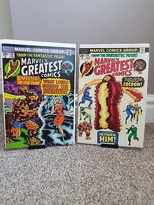 Buy Marvel's Greatest Comics 49 +50 - Marvel Comics Reprints. 1st HIM VF? • 20£