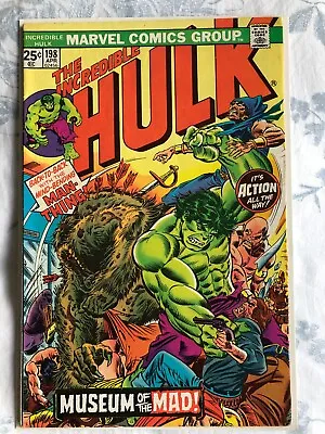 Buy Incredible Hulk 198 (1976) Man-Thing, Glob And Collector App, Cents  [6.0] • 14.99£