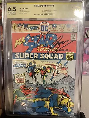 Buy All Star Comics #58 SS CBCS 6.5 SIGNED Gerry Conway 1st APPEARANCE POWER GIRL • 276.71£