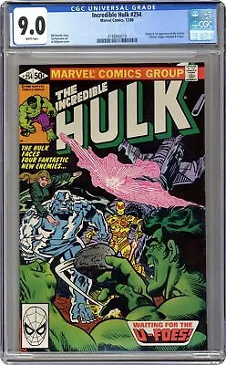 Buy Incredible Hulk #254 CGC 9.0 1980 4148840018 • 56.30£