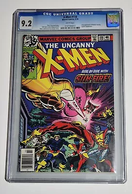 Buy X-Men 118, 1979, CGC 9.2, John Byrne, Chris Claremont, Sun-Fire, 1st Mariko • 59.13£
