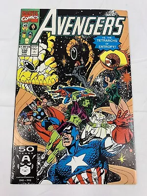 Buy Avengers #330 - Marvel Comics - 1991 - Captain America & Thor - Rare Comic Book! • 2.18£