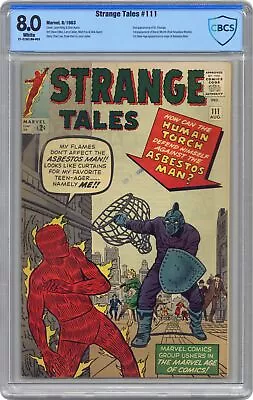 Buy Strange Tales #111 CBCS 8.0 1963 21-215C186-003 • 1,878.87£