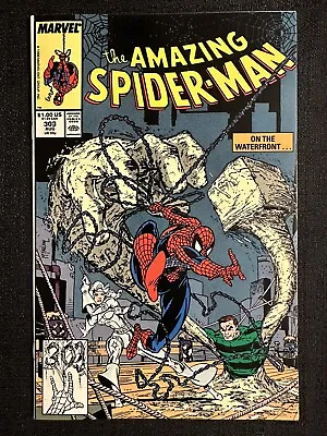 Buy Marvel Comics Amazing Spider-Man Vol.1 #303 Sandman App! Todd McFarlane Cvr 1988 • 18.99£