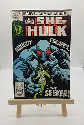 Buy Savage She-Hulk #21: Vol.1, UK Price Variant, Marvel Comics (1981) • 4.95£