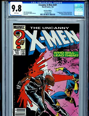 Buy X-Men #201 GCG 9.8 NM/MT 1986 Marvel  1st Nathan Summers Cable Amricons K62 • 442.35£
