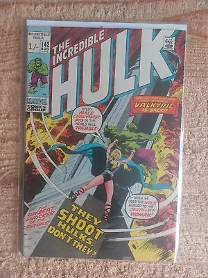Buy Incredible Hulk #142, 1971, 1st App  (Samantha Parrington) VF • 24.99£