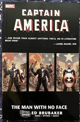 Buy Captain America: The Man With No Face By Ed Brubaker - Marvel Comics Avengers • 9.84£