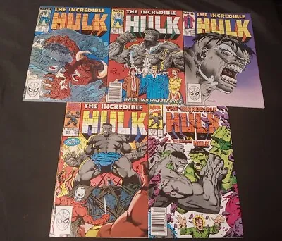 Buy Incredible Hulk Lot Of (5) 351 346 354 369 376 All Nm • 31.62£
