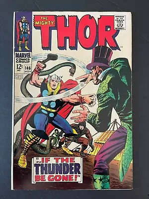 Buy Thor #146 - Circus Of Crime Appearance (Marvel, 1962) VF • 28.35£