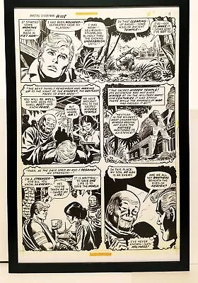 Buy Amazing Spider-Man #108 Pg. 8 John Romita 11x17 FRAMED Original Art Print Marvel • 47.92£