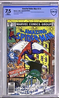 Buy Amazing Spider-Man #212 CBCS 7.5 1981 Key Issue ! • 71.08£
