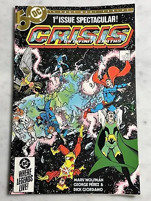 Buy Crisis On Infinite Earths #1 NM- 9.2 - Buy 3 For Free Shipping! (DC, 1985) AF • 9.85£