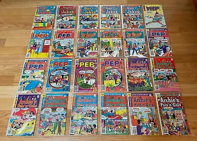 Buy ARCHIE - 24 COMICS - PEP (11); Archie's Pals'n'Gals (8); Reggie's Jokes (5) - VG • 15.81£