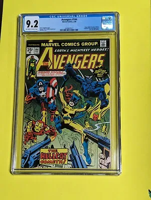 Buy Avengers #144 - CGC 9.2 (1976, Marvel) 1st Hellcat, Patsy Walker Becomes Hellcat • 199.16£