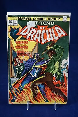 Buy The Tomb Of Dracula #21 Marvel Comics (Vintage) • 3.95£