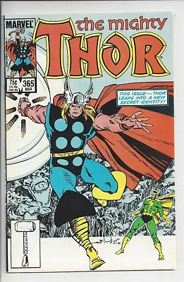 Buy Thor # 365 NM - 9.0 1st Full Appearance Of Throg By Walt Simonson • 31.66£
