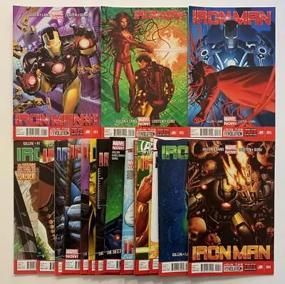 Buy Iron Man #1 To #17 (Marvel 2012) 17 X FN+ To NM Condition Issues. • 49£