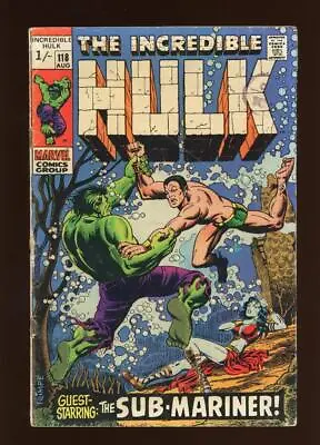 Buy Incredible Hulk 118 GD/VG 3.0 High Definition Scans * • 27.66£
