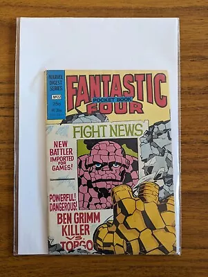 Buy Fantastic Four 1980 Pocket Book #22 Fight News - Marvel Digest Series - Rare  • 4.99£
