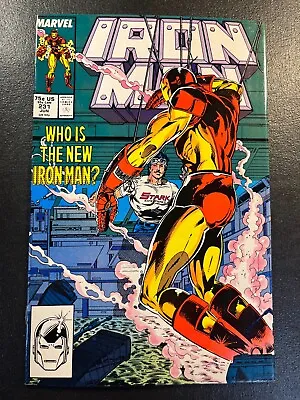 Buy IRON MAN 231 Key 1st App Class Armor Wars Pt 7 Layton Guice 1989 Marvel Volume 1 • 7.12£