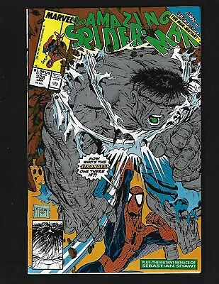 Buy Amazing Spider-Man #328 NM- McFarlane Spidey Vs Grey Hulk Sebastian Shaw • 19.79£