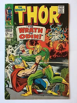 Buy The Mighty Thor #147 FN/VFN (7.0) MARVEL ( Vol 1 1967) • 42£