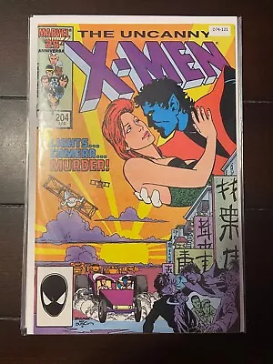 Buy The Uncanny X-Men 204 Vol 1 High Grade 9.0 Marvel Comic Book D74-121 • 7.99£