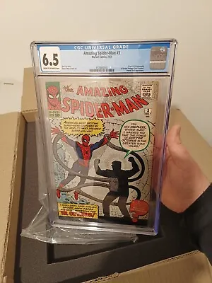 Buy 1963 AMAZING SPIDER-MAN #3 1st Appearance Dr. Octopus Marvel CGC 6.5 ....     • 4,100£