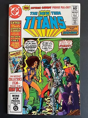 Buy The New Teen Titans #16 - Captain Carrot DC 1982 Comics NM • 11.98£