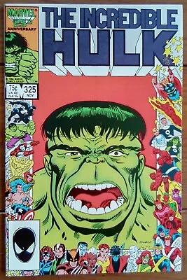 Buy Incredible Hulk 325, Marvel Comics, November 1986, Vf • 24.99£