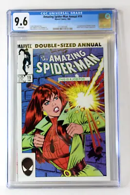 Buy Amazing Spider-Man Annual #19 CGC 9.6 Universal Blue Label 1st Alistaire Smythe • 79.06£