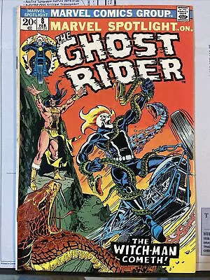 Buy Marvel Spotlight #8 On Ghost Rider (1973) 1st App Of Snake-dance Witchman • 9.49£