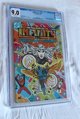 Buy CGC Graded 9.0 Comic DC Infinity Inc 14 Rare 1985 1st Todd McFarlane Cover Art • 92.99£