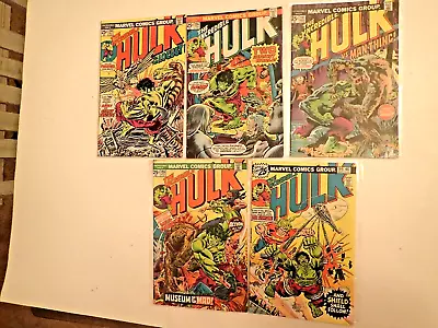 Buy 1975-1976 The Incredible Hulk 194,196-199; 197 Wrightson Cover • 53.76£