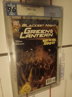 Buy Green Lantern #51 , PGX 9.6 Rare Variant Cover , Blackest Night Storyline  • 120.37£