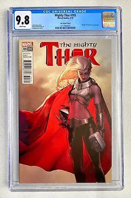 Buy Mighty Thor #705 1:50 Cgc 9.8 Jeehyung Lee Variant Death Of Jane Foster 2018 Mcu • 249.99£