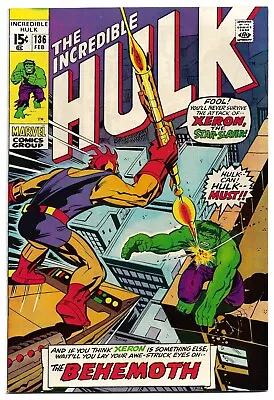 Buy Incredible Hulk #136 (Marvel 1971) ** Very Fine ** • 32.53£