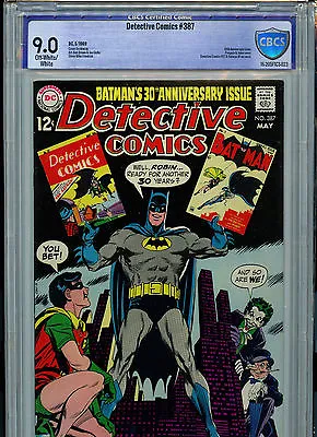 Buy Detective Comics #387 CBCS 9.0 VF/NM 1969 Joker B29 Amricons DC Comics B20 • 236.52£