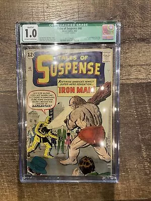 Buy Tales Of Suspense #40 CGC 1.0 2nd Appearance Of Ironman 1963 Marvel Comics! • 280.21£