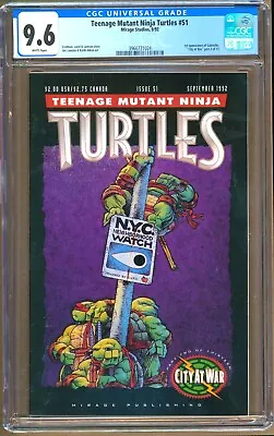 Buy Teenage Mutant Ninja Turtles #51 (1992) CGC 9.6  WP Eastman 1st.  Gabrielle  • 63.09£
