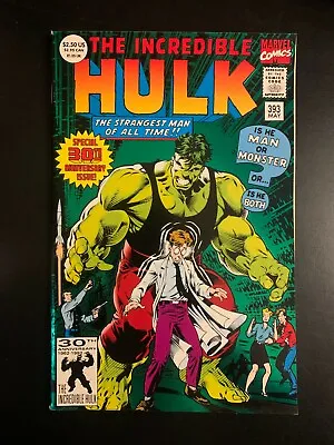 Buy The Incredible Hulk #393 - May 1992 - Vol.1 - Holofoil - Minor Key - (1846) • 3.96£
