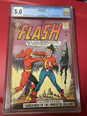 Buy The Flash #137 - CGC 5.0 Silver Age Vandal Savage JSA DC Comics • 102.93£