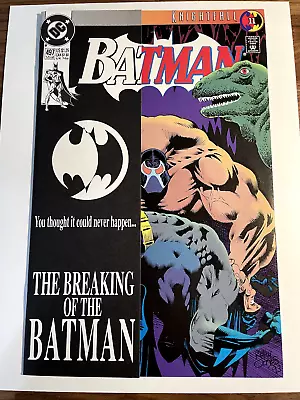 Buy Batman 497 Bane Breaks Batman's Back 1993 • 6.43£