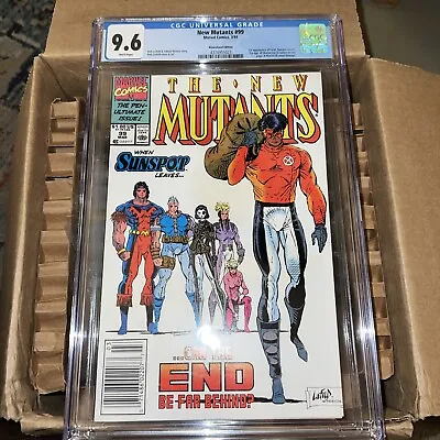 Buy The New Mutants #99 CGC Graded 9.6 Marvel Comics 3/91 NEWSSTAND Ed RARE ID • 55.18£