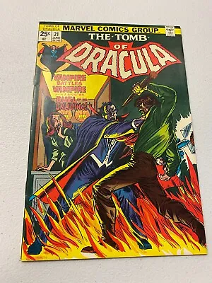Buy Tomb Of Dracula #21 1974 Marv Wolfman Colan Blade Palmer Marvel Comic Mj • 23.71£